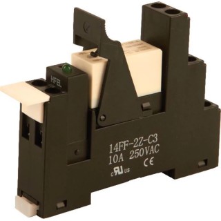 Hongfa Europe GMBH Electromechanical Interface Relay DIN Rail Mount 230V ac Coil 16A SPDT 1RM-240A-16A-3
