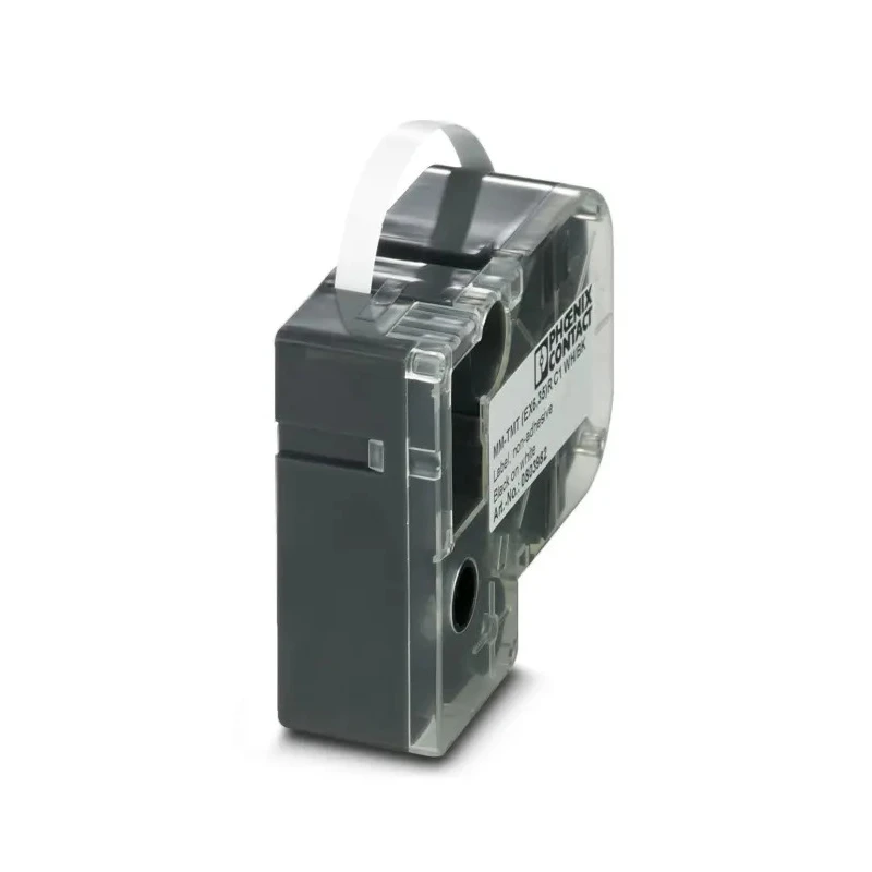 Phoenix Contact Polyester Terminal Block Marker Label MM-TMT (EX6,35)R C1 WH/BK for THERMOFOX, THERMOMARK GO.K 0803982