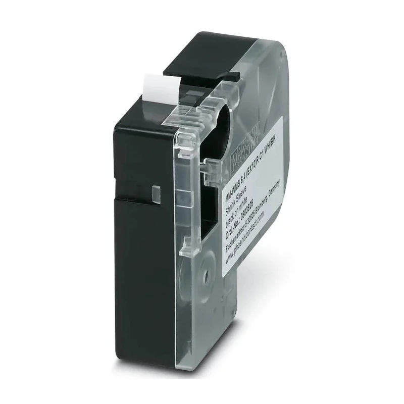 Phoenix Contact MM-WMS 6.4 (EX10)R C1 WH/BK White Cable Marker, 6.4 mm Max Cable Diameter, 2.1 mm Min Cable 0803925