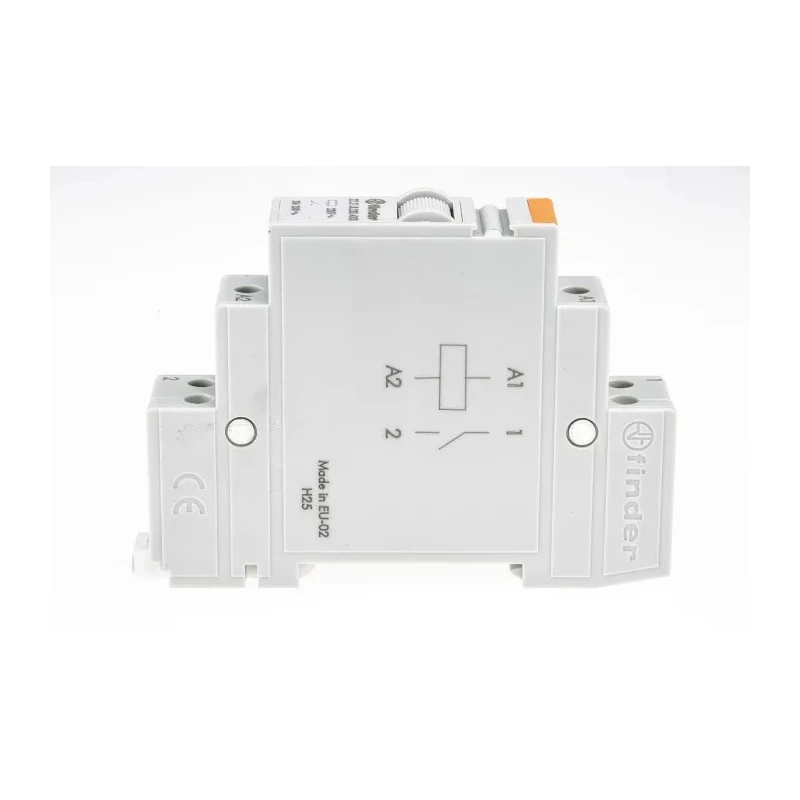 Finder DIN Rail Power Relay 230V AC Coil Voltage 20A Switching Current SPST Silver Alloy Contacts 22.21.8.230.4000