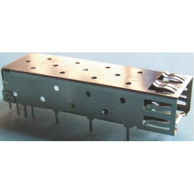 Samtec SFP Cage for MECT Transceiver Socket Grey SFPC Form Factor TP25 Series SFPC-SL