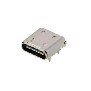 Amphenol Communications Solutions Right Angle Surface Mount Female USB Type C USB 3.1 Connector 100V 5A 10137062-00021LF