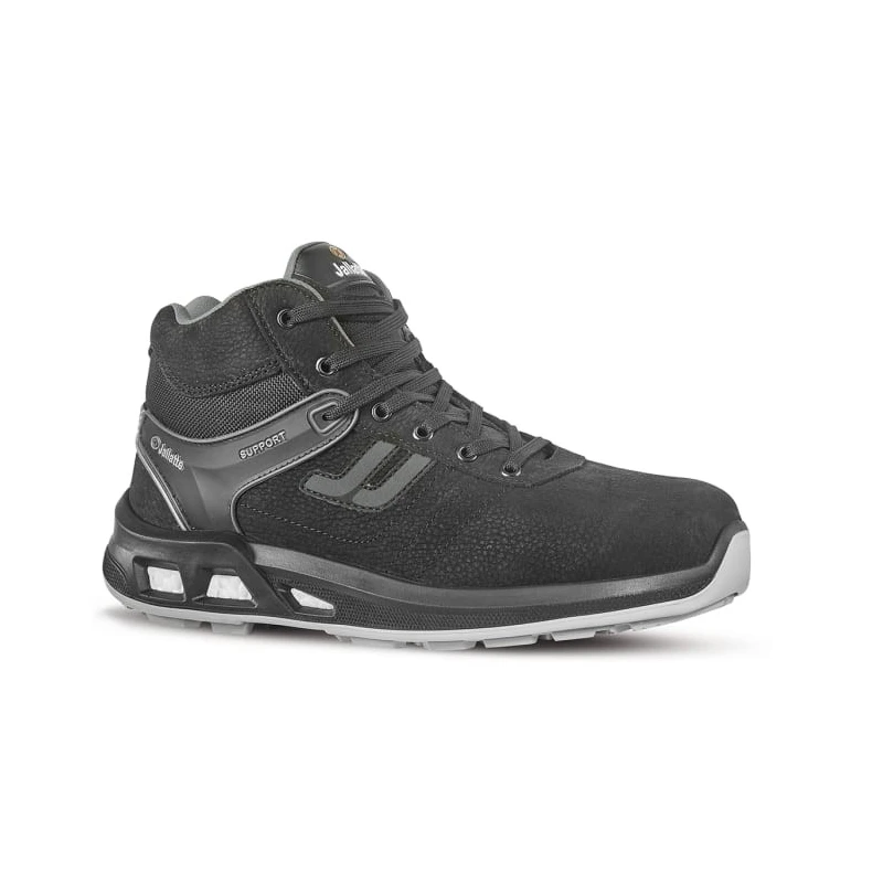 Jallatte J-energy Black Aluminium Toe Capped Unisex Ankle Safety Boots EU 43, EN ISO 20345:2011 JALPULSE JY104 43
