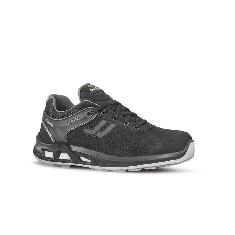 Jallatte J-energy Unisex Black Aluminium Safety Trainer, Lace Up Closure, Size UK 7 EU 41 JALTONIC JY204 41