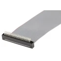 Samtec FFMD Series Ribbon Cable Flat 1.27 mm Pitch 20 Conductors 203.2 mm Length FFMD-20-T-08.00-01-N