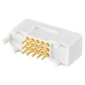 Rosenberger MultiMag 15 Straight Panel 15 Way Magnetic Connector PCB Brass Contact Nickel Gold Plating M9K103-400L