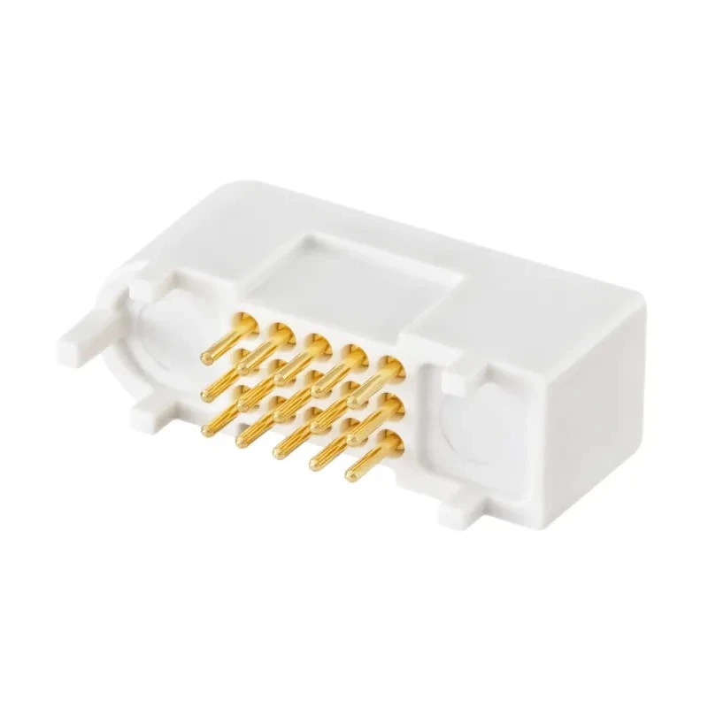Rosenberger MultiMag 15 Straight Panel 15 Way Magnetic Connector PCB Brass Contact Nickel Gold Plating M9K103-400L