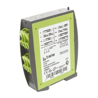Tele Multifunction DIN Rail Timer Relay 2-Contact DPDT 0.05 s to 100 h 12-240 V AC/DC G2ZM20
