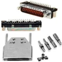 Amphenol Communications Solutions D-Sub Connector 25 Way Right Angle 2.76 mm Pitch Plug-in Female Screw Mount ID25S33E4GV00LF