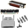 Amphenol Communications Solutions D-Sub Connector 25 Way Right Angle 2.76 mm Pitch Plug-in Female Screw Mount ID25S33E4GV00LF