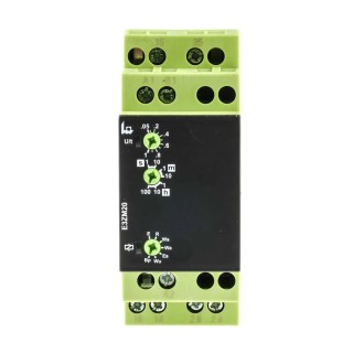 Tele Multifunction DIN Rail Timer Relay 2-Contact DPDT, 12-240 V AC/DC, 0.05 s to 100 h Range E3ZM20