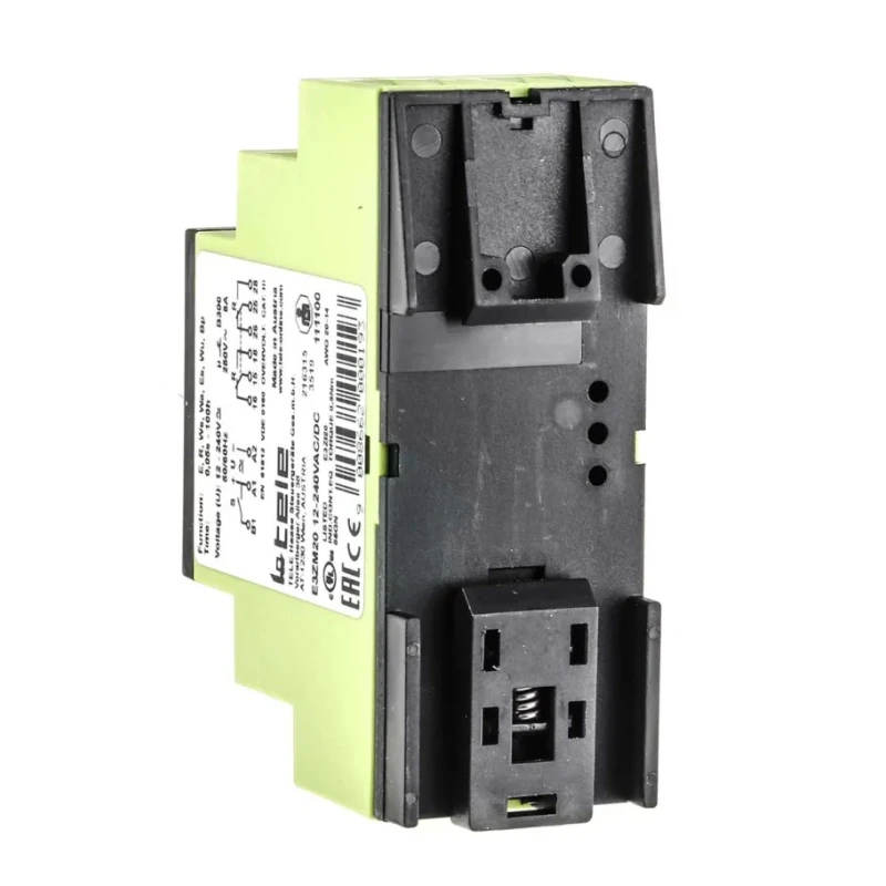 Tele Multifunction DIN Rail Timer Relay 2-Contact DPDT, 12-240 V AC/DC, 0.05 s to 100 h Range E3ZM20