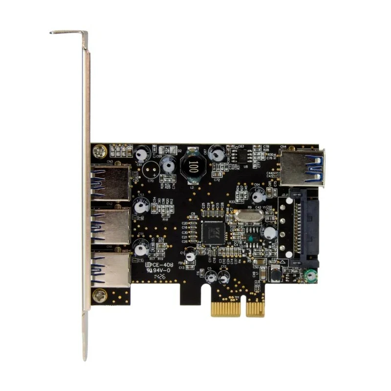 StarTech.com 4 Port USB 3.0 PCIe Expansion Card with UASP Support PEXUSB3S42