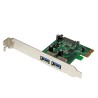 StarTech.com 2 Port USB 3.0 PCIe Card with UASP Support, Dual External USB 3.0 Ports PEXUSB3S24