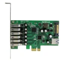 StarTech.com 7 Port USB 3.0 Card PCIe with 6 External and 1 Internal Ports PEXUSB3S7