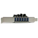 StarTech.com 7 Port USB 3.0 Card PCIe with 6 External and 1 Internal Ports PEXUSB3S7