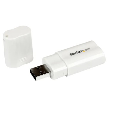 StarTech.com 2 Channel USB 2.0 External Sound Card with 3.5mm Mini Jack ICUSBAUDIO