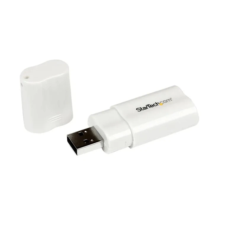 StarTech.com 2 Channel USB 2.0 External Sound Card with 3.5mm Mini Jack ICUSBAUDIO