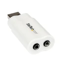 StarTech.com 2 Channel USB 2.0 External Sound Card with 3.5mm Mini Jack ICUSBAUDIO