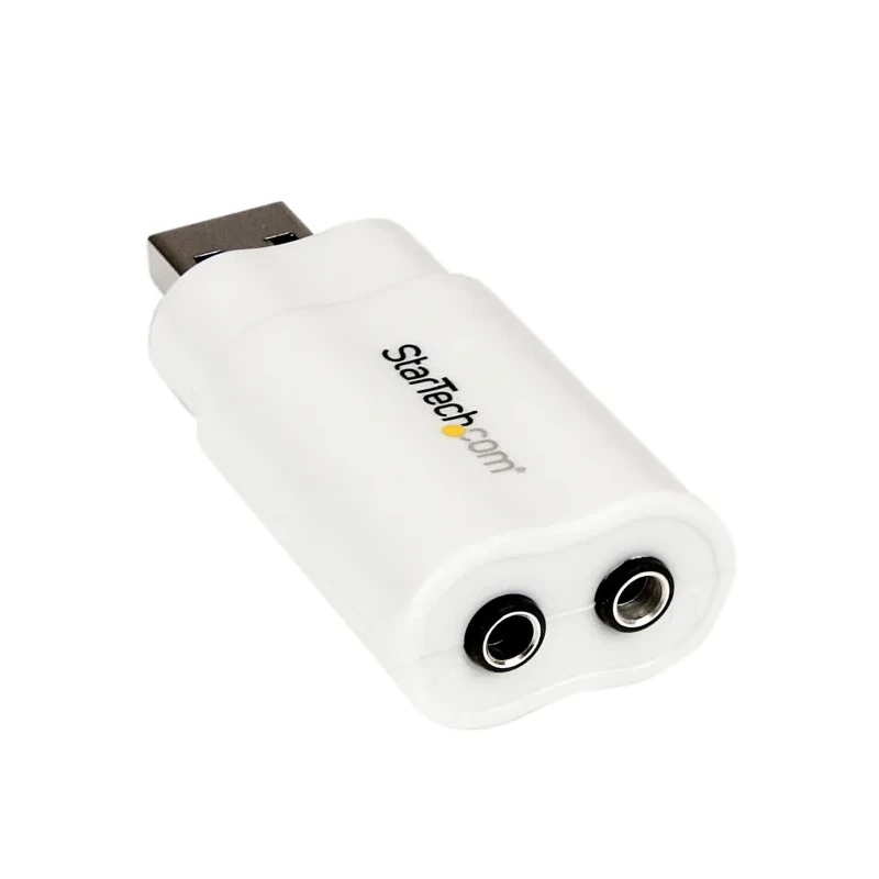 StarTech.com 2 Channel USB 2.0 External Sound Card with 3.5mm Mini Jack ICUSBAUDIO