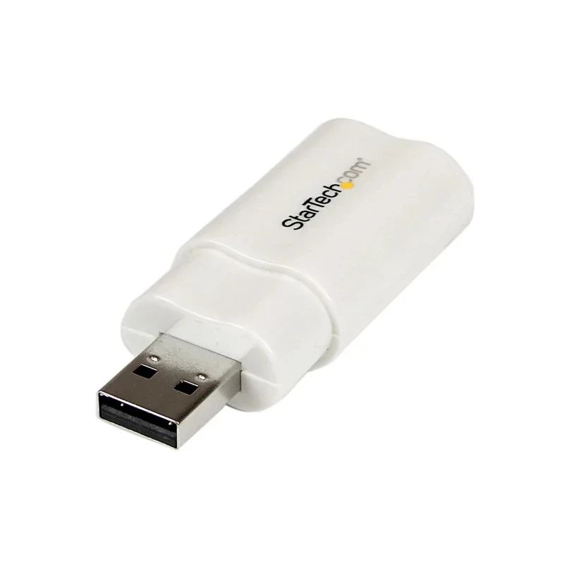 StarTech.com 2 Channel USB 2.0 External Sound Card with 3.5mm Mini Jack ICUSBAUDIO