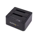 StarTech.com Hard Drive Docking Station USB 3.1, 2-Bay, Supports 2.5 in and 3.5 in Drives, 142 x 70 x 25.4 mm SDOCK2U313R