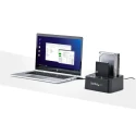 StarTech.com Hard Drive Docking Station USB 3.1, 2-Bay, Supports 2.5 in and 3.5 in Drives, 142 x 70 x 25.4 mm SDOCK2U313R