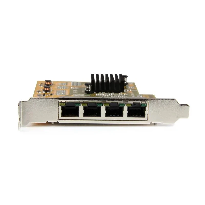 StarTech.com 4 Port PCIe RJ45 Network Card, 1000Mbps, 5Gbps Throughput ST1000SPEX43