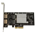 StarTech.com 2 Port PCIe RJ45 Network Card 1000Mbps Dual Gigabit Ethernet ST2000SPEXI