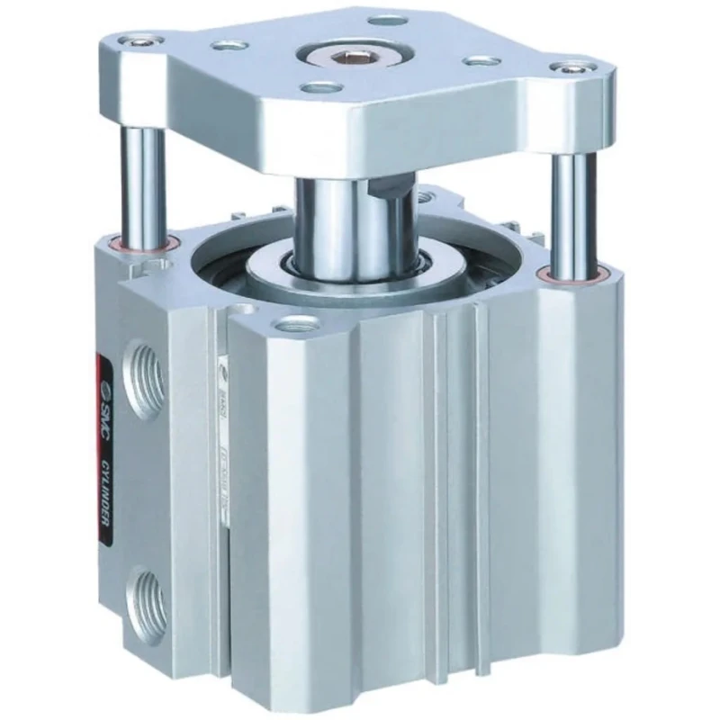 SMC Pneumatic Guided Cylinder, 50 mm Bore, CQM Series, 30 mm Stroke, Double Acting, Aluminium Alloy Body CDQMB50-30