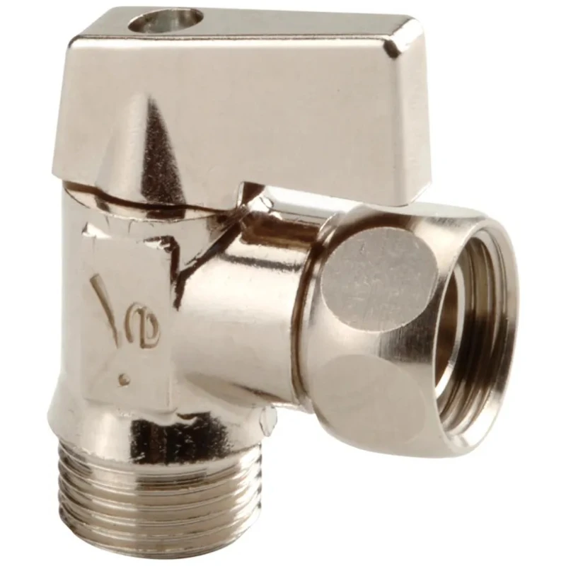 Sferaco Chrome Plated Brass Male Free Nut BSP Ball Valve 3/8 in 10 Bar 689003