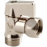 Sferaco Chrome Plated Brass Male Free Nut BSP Ball Valve 3/8 in 10 Bar 689003