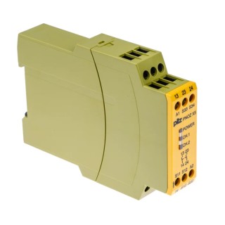 Pilz PNOZ X5 24V AC/DC Safety Relay with 2 Safety Contacts and 1 Auxiliary Contact 774325