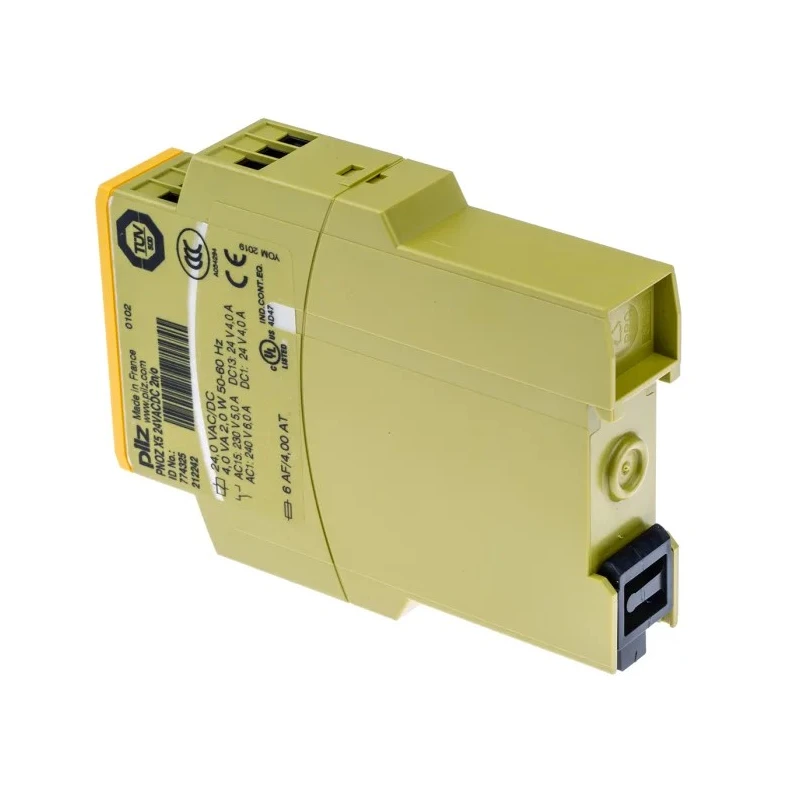 Pilz PNOZ X5 24V AC/DC Safety Relay with 2 Safety Contacts and 1 Auxiliary Contact 774325