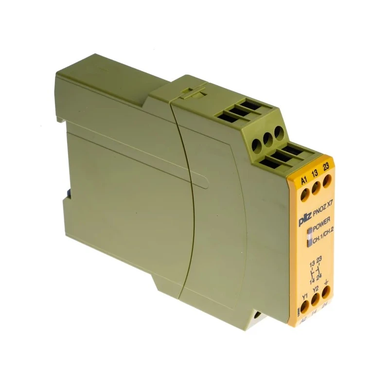 Pilz Safety Relay 110V AC, 2 Safety Contacts, 1 Auxiliary Contact, DIN Rail Mount PNOZ X7 774053