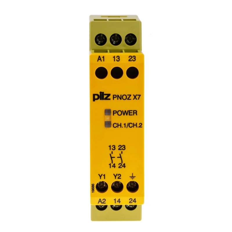 Pilz Safety Relay 110V AC, 2 Safety Contacts, 1 Auxiliary Contact, DIN Rail Mount PNOZ X7 774053