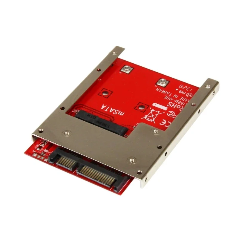 StarTech.com Hard Drive Adapter mSATA to 2.5-Inch SATA Interface 100 x 70 x 7 mm SAT32MSAT257