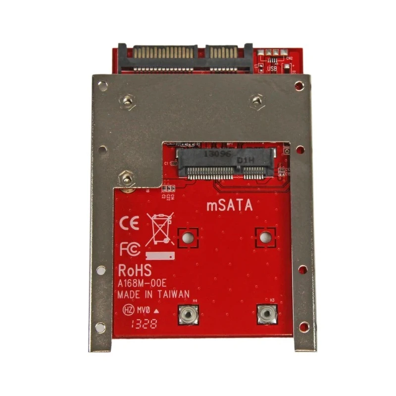 StarTech.com Hard Drive Adapter mSATA to 2.5-Inch SATA Interface 100 x 70 x 7 mm SAT32MSAT257