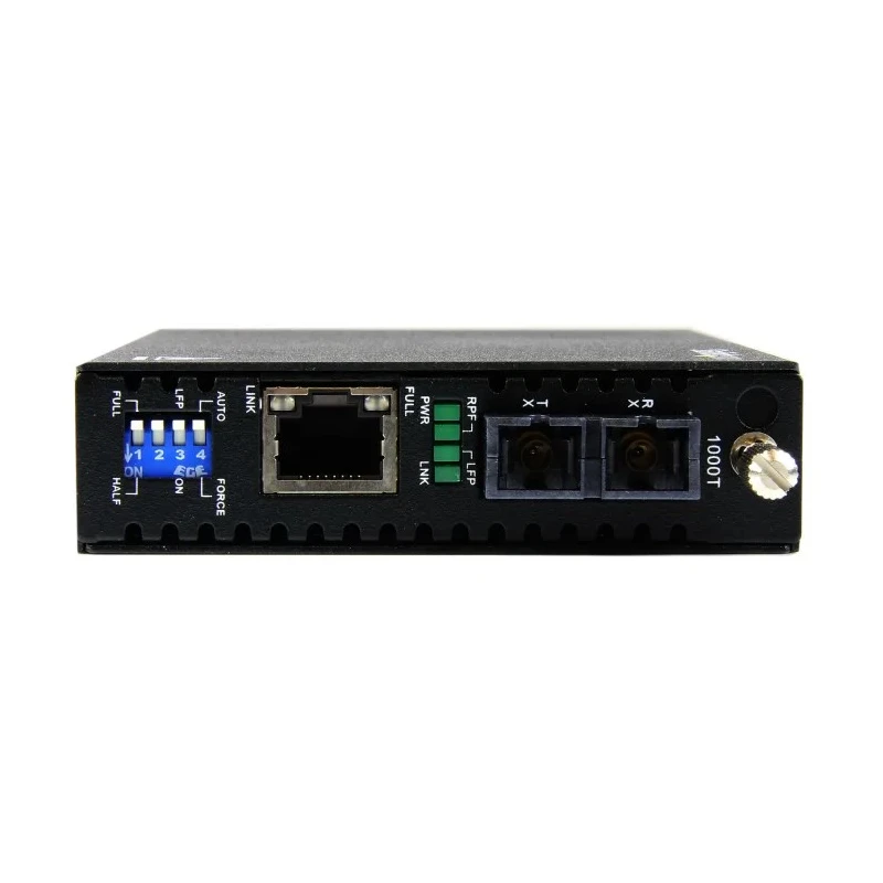 StarTech.com Gigabit Multimode Fibre Media Converter SC RJ45 Half Duplex Full Duplex 2000Mbps 550m ET91000SC2