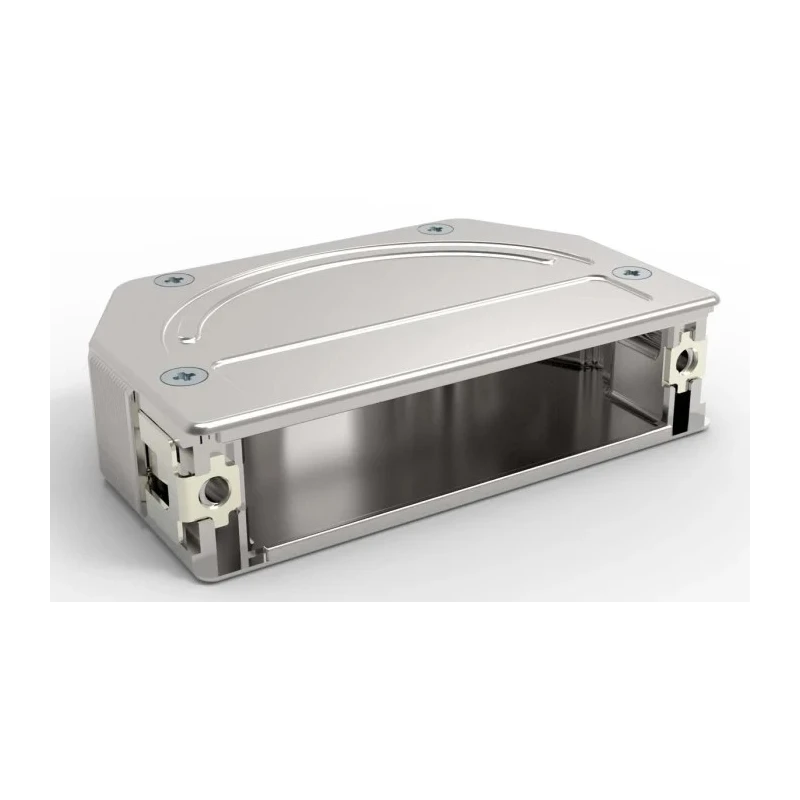 TE Connectivity Zinc Angled D-Sub Backshell Strain Relief 1-2308338-1