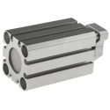 SMC Pneumatic Guided Cylinder 20mm Bore Aluminium Alloy Body Double Acting Through Hole Mount CDQMB20-30