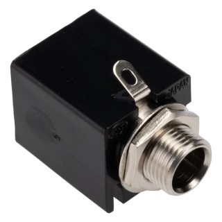 Lumberg Jack Connector 6.35 mm Chassis Mount Female Stereo 3 Ways 2A Solder Termination KLBP 3