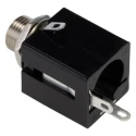 Lumberg Jack Connector 6.35 mm Chassis Mount Female Stereo 3 Ways 2A Solder Termination KLBP 3