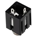 Lumberg Jack Connector 6.35 mm Chassis Mount Female Stereo 3 Ways 2A Solder Termination KLBP 3
