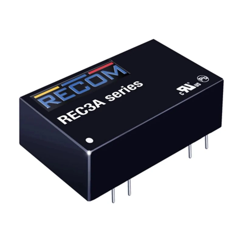 Recom DC/DC Converter 5V DC 600mA Input 18V-36V 3W Through Hole DIP-24 Package REC3A
