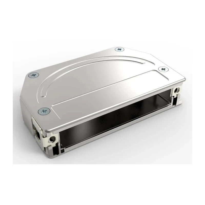 TE Connectivity Zinc Angled D-Sub Backshell Strain Relief C Shell Size 1-2308330-1