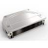 TE Connectivity Zinc Angled D-Sub Backshell Strain Relief C Shell Size 1-2308330-1