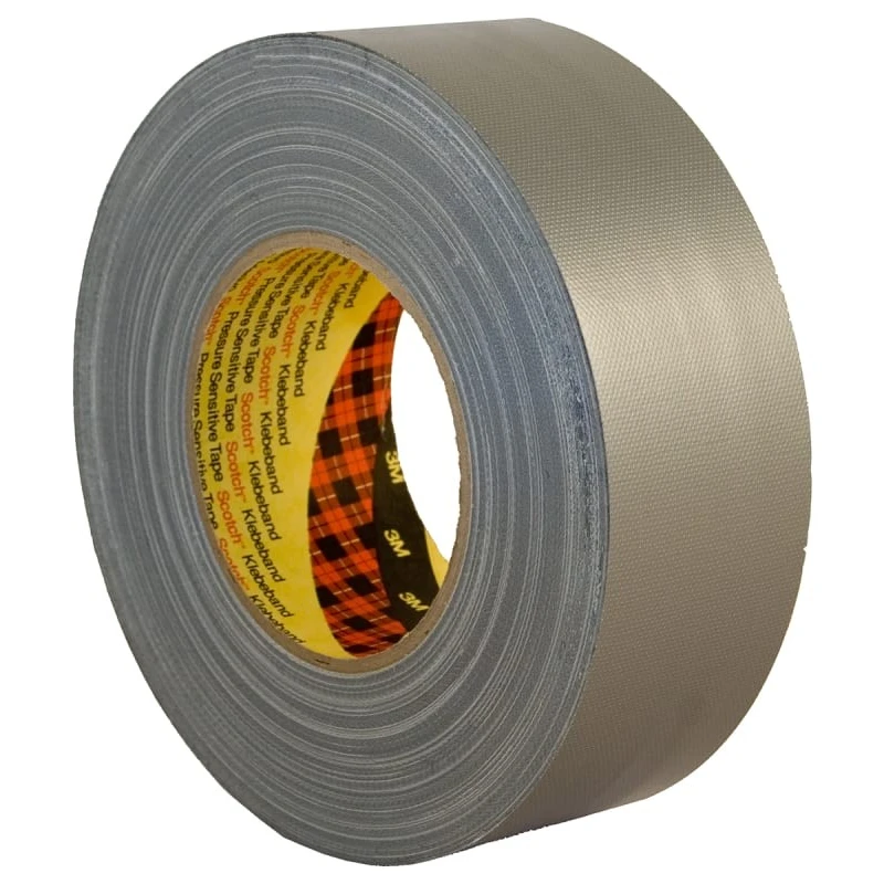 3M Duct Tape Silver 38 mm x 50 m PE Coated Finish Rubber Resin Adhesive Y389 silver 38MMXM