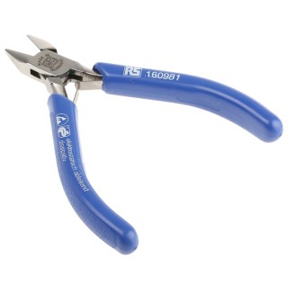 RS PRO Diagonal ESD Safe Cable Cutter Steel Jaw Plastic Grip Bi-Metal Handle 115mm Length 160-981