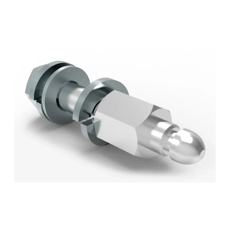 TE Connectivity Rail D-Sub Backshells Series Qlock Post Accessory Male, For Model C VW Rear Wall Mounting 1-2308290-1
